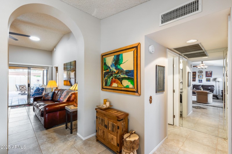 Updated tile flooring