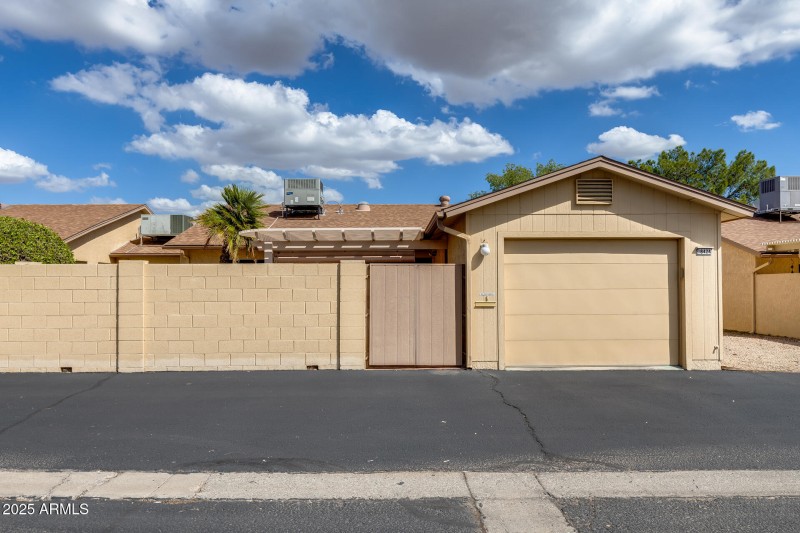 Garage & gate entrance