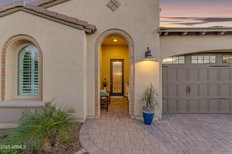 Decorator Glass Front Door