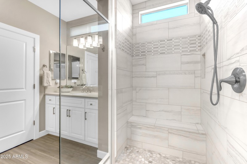 Primary Bath features Oversized Shower