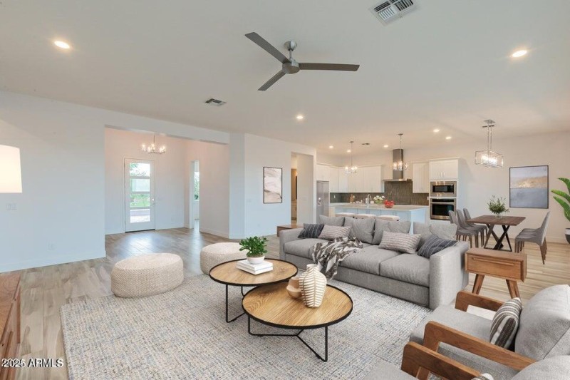 This photo is virtually staged