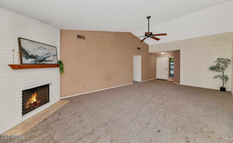 Wood Burning Fireplace