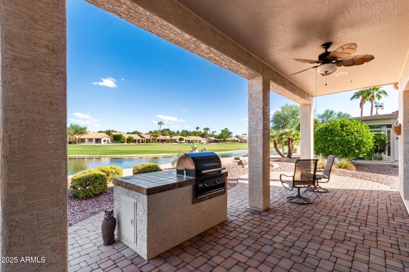 46 Built-in BBQ