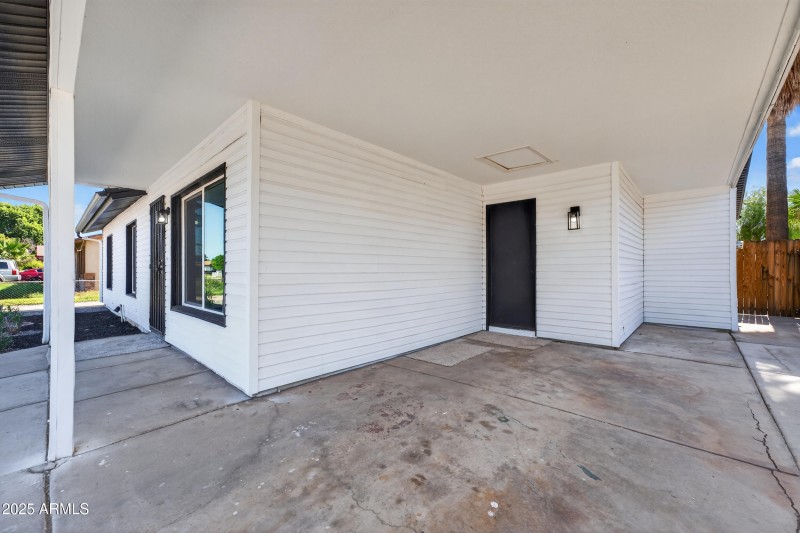 Carport Entry Door