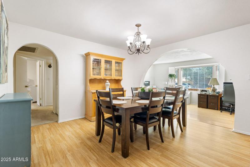 Dining Room Open to Living Room