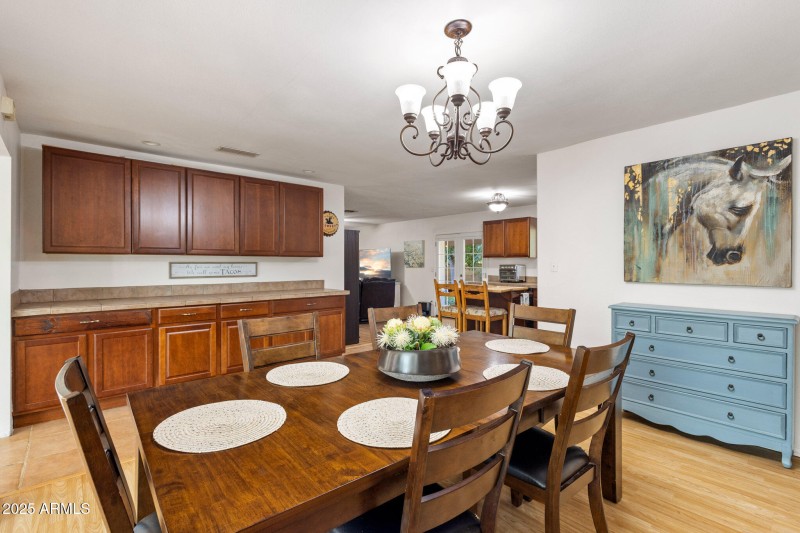 Dining Room Open to Kitchen