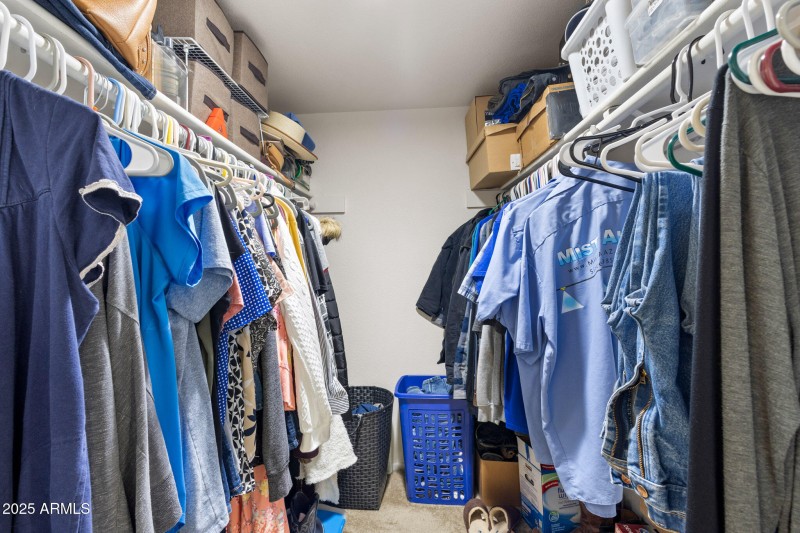 Primary Walk In Closet