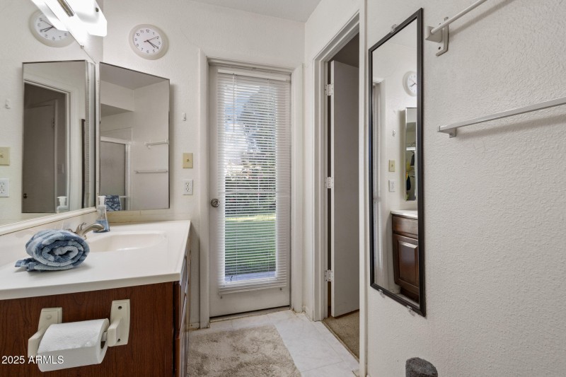 Separate Exit to Backyard