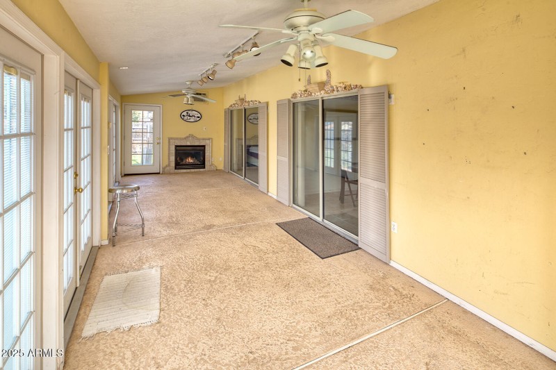 Back Porch Fireplace