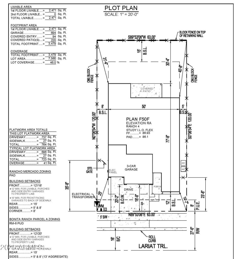 1037 Plot Plan