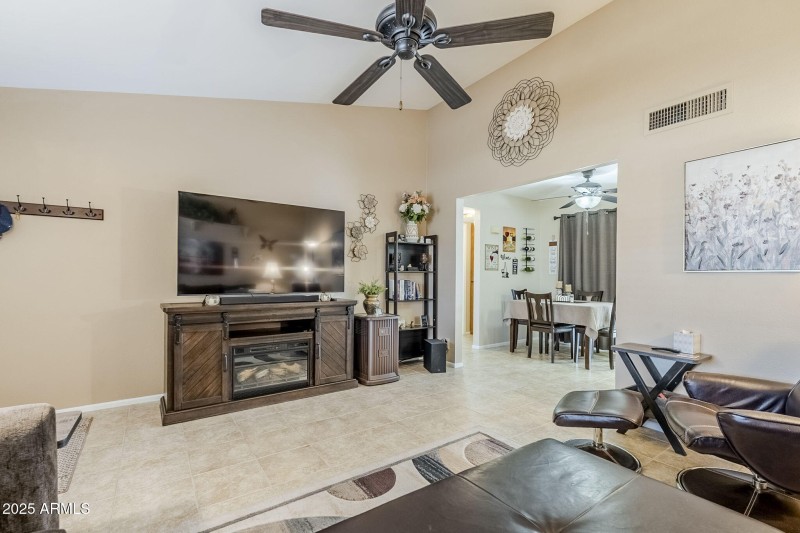 Vaulted Living Room