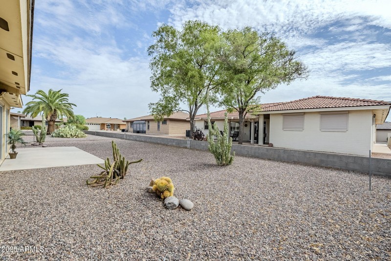 East-Facing Backyard