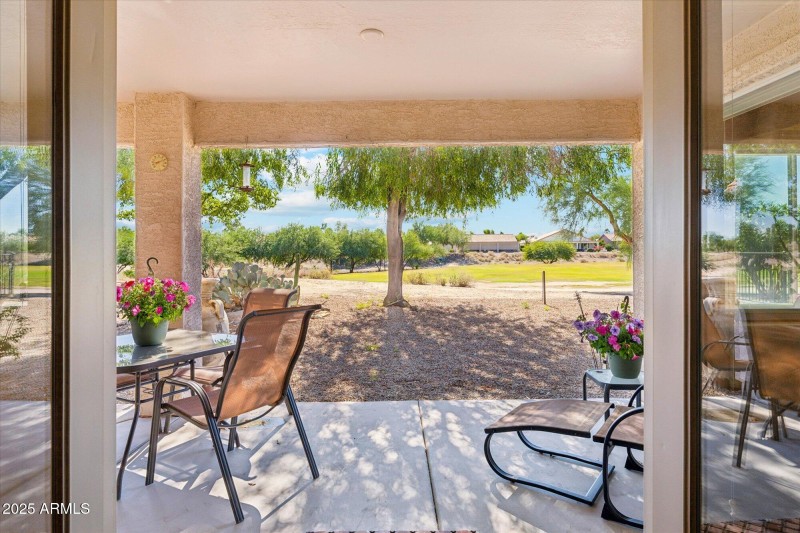 Patio to Golf Course