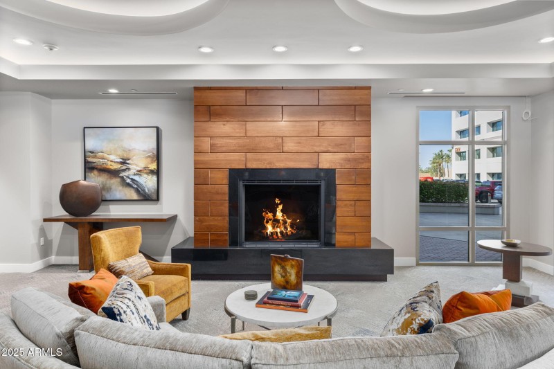 FIREPLACE IN CLUB ROOM