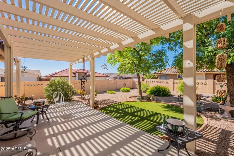 Beautiful Pergola in West Backyard