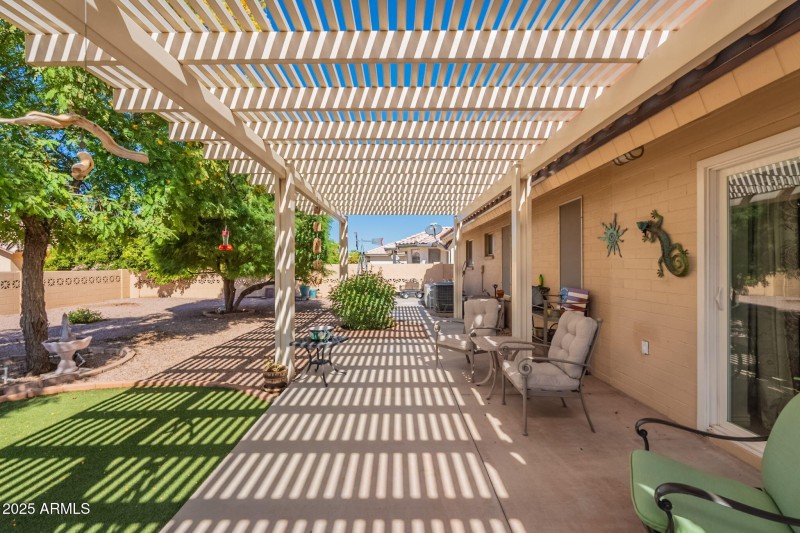 West-Facing Backyard