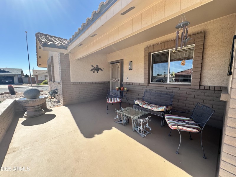 Expanded Front Patio