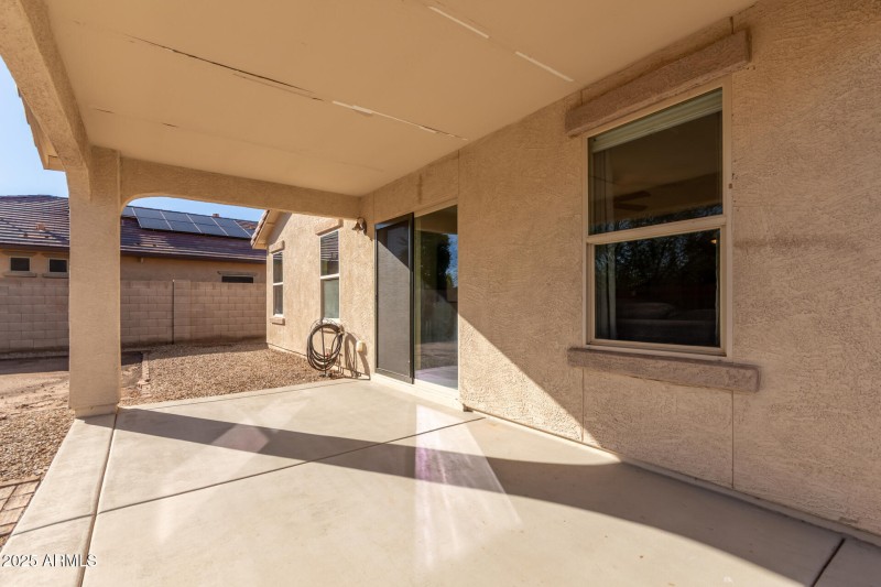 Extended cover patio