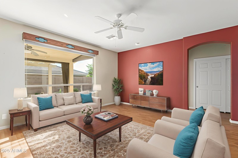 Virtually Staged- Living Room