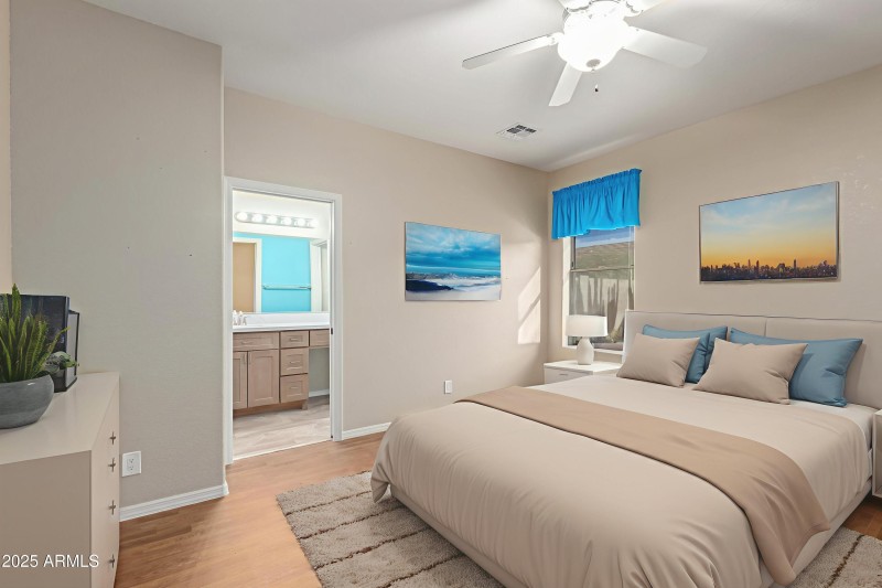 Primary Bedroom with Bacthroom and Walki