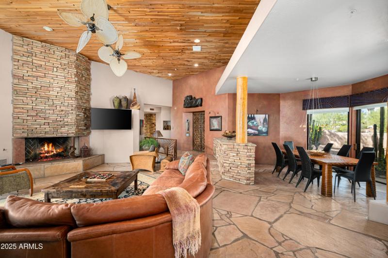 Grape Vine Stake Ceiling