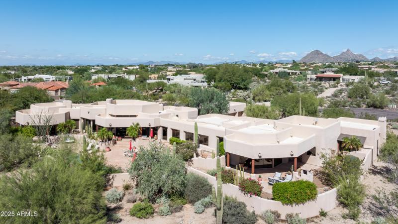 Elevated View of Back of Property