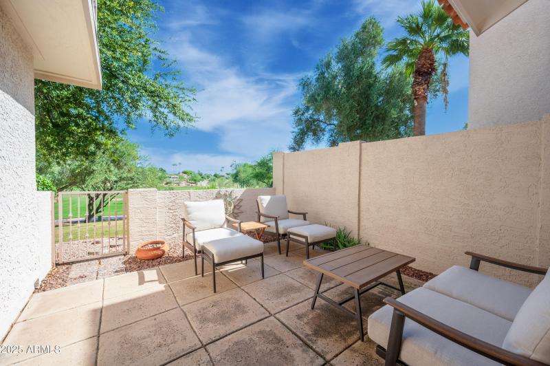 Patio Extends the Living Space Outdoors