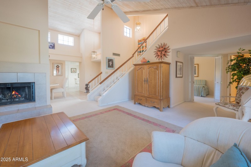 Stairway to Private Primary Bedroom