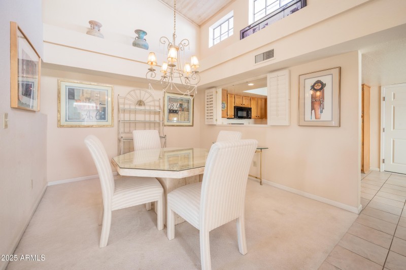 Dining Room with Entertainer's Niche