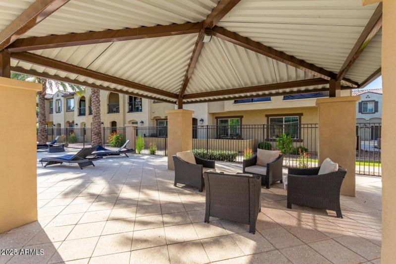 pool with covered area