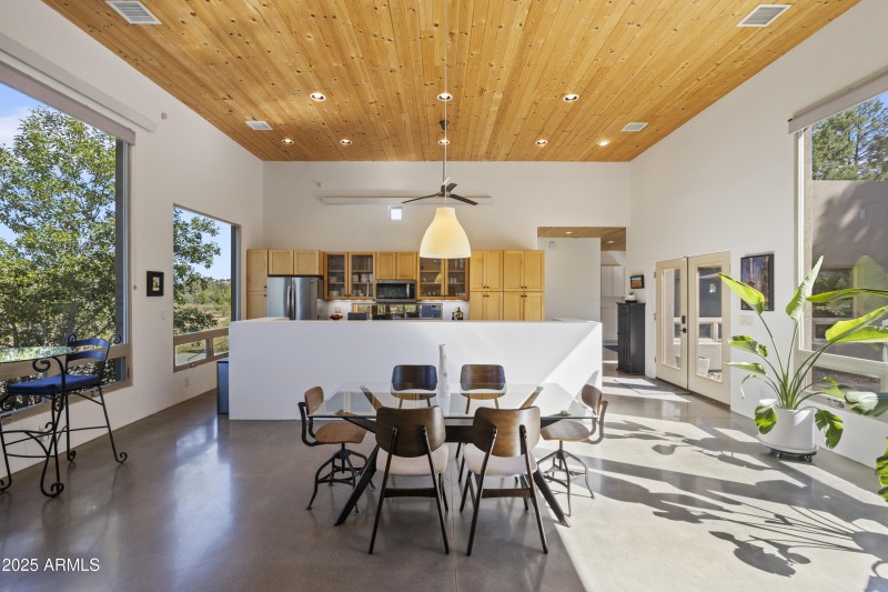 LOOKING INTO THE KITCHEN