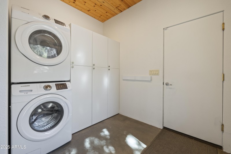 LAUNDRY AREA WITH STORAGE