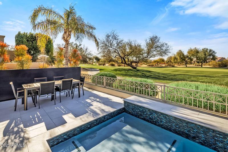 Private Backyard with Golf Course Views
