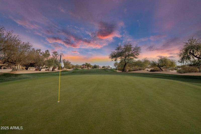 First Hole TPC with Sunset View