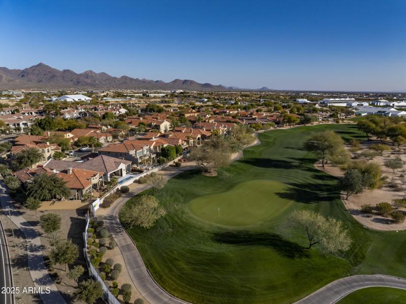 Aerial View of TPC Stadium Golf Course