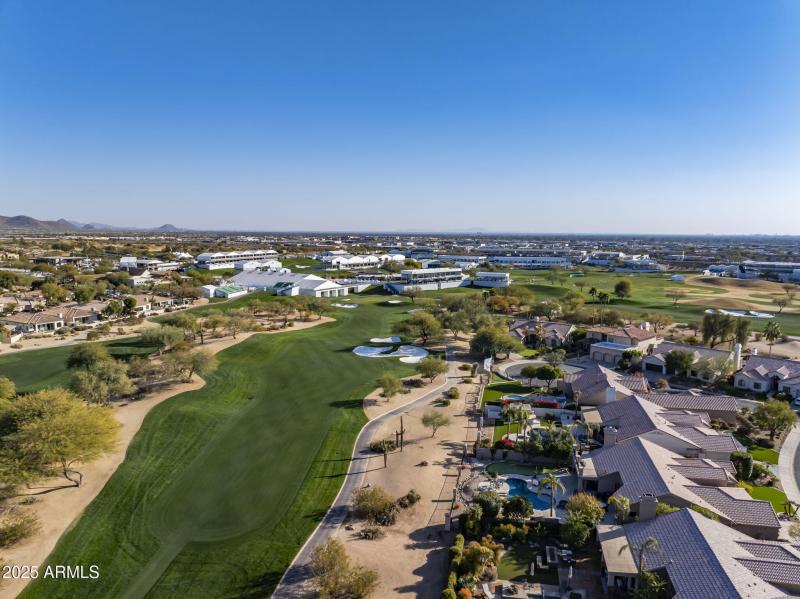 Aerial View of TPC Stadium Golf Course