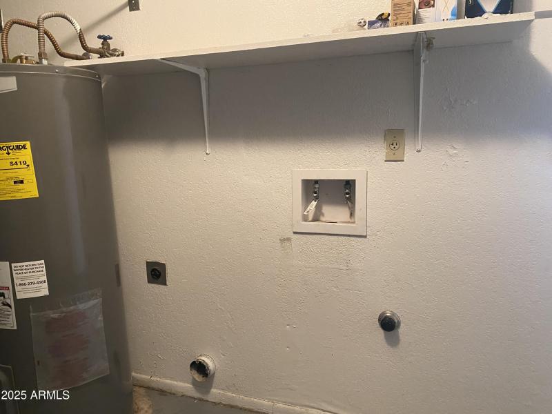 washer and dryer hookups