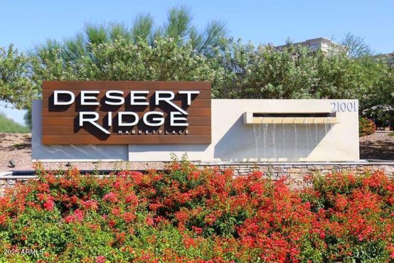 Desert Ridge-Market Place Sign
