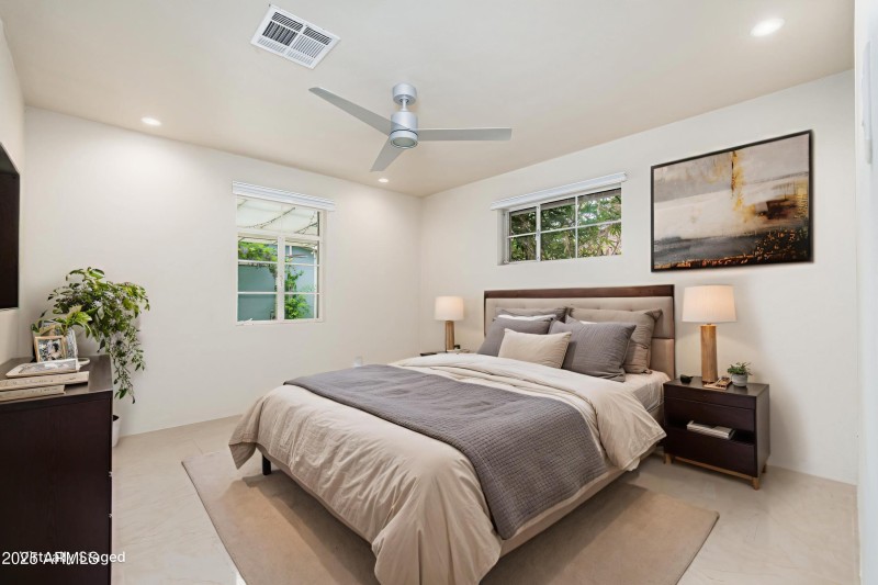 Primary Bdrm virtual staging