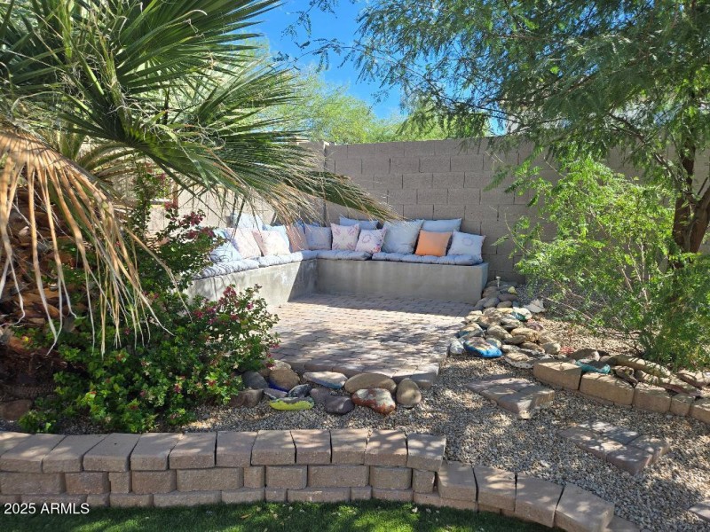 Backyard Sitting Area