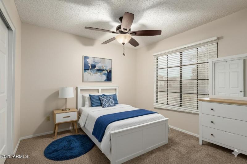 Bedroom 3 virtually staged