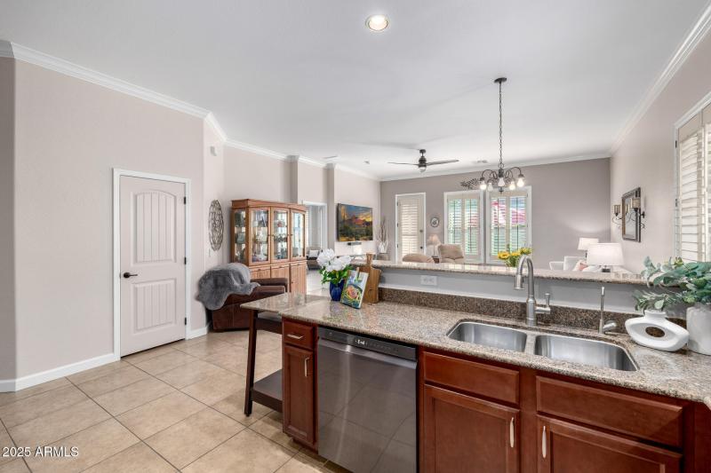 Extended counter area