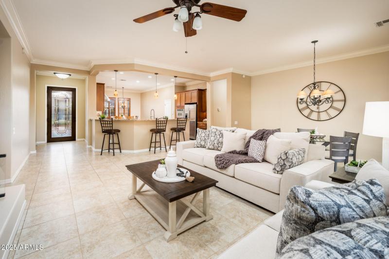 Great Room Open to Kitchen