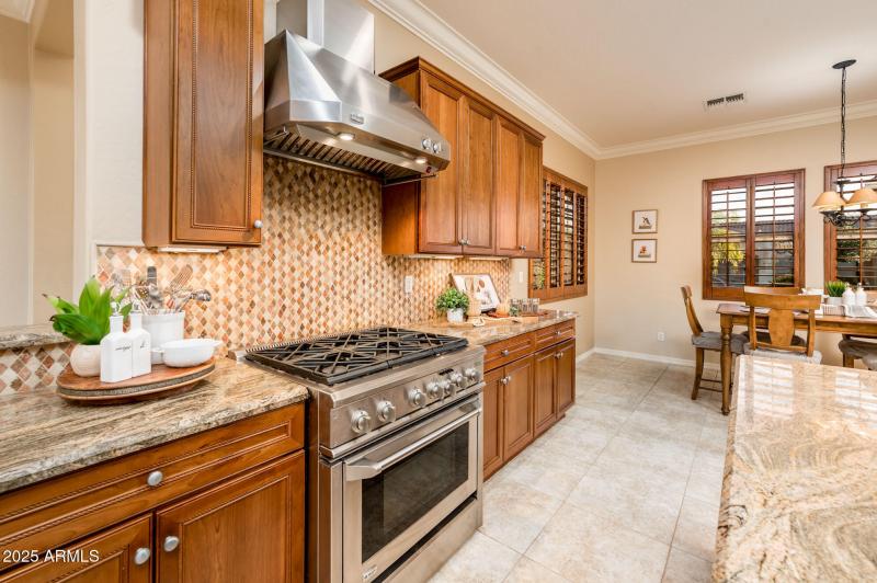 Gas Range and Upgraded Hood