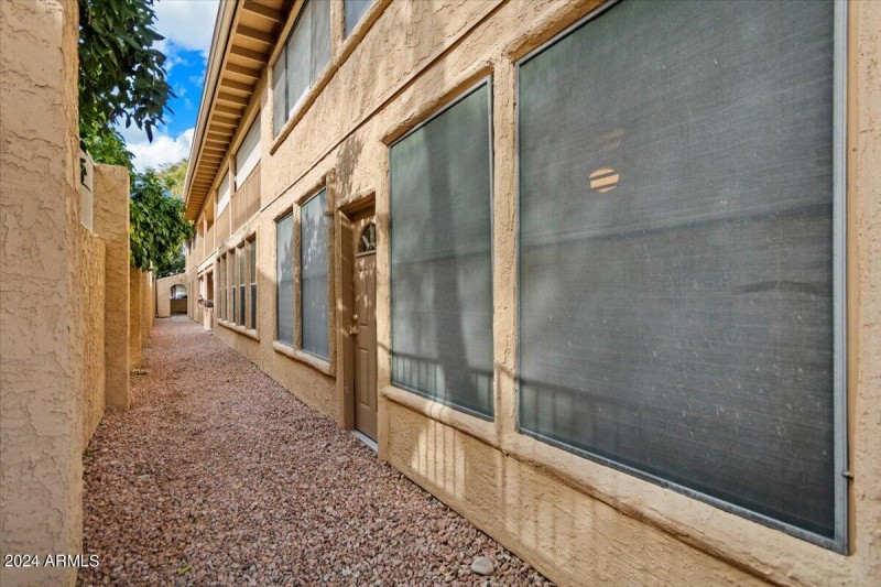 Exterior of condo rear