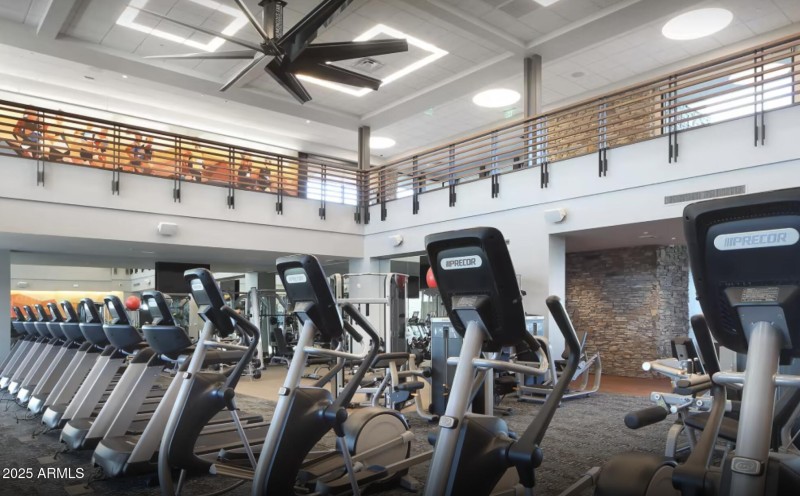 30 Cardio machines in fitness center