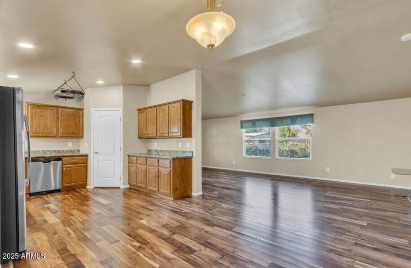 Dining room to kitchen and living room