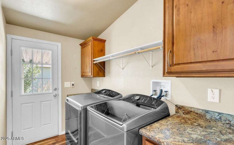 Indoor laundry with storage