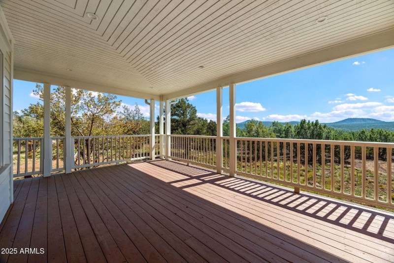 Covered Deck View
