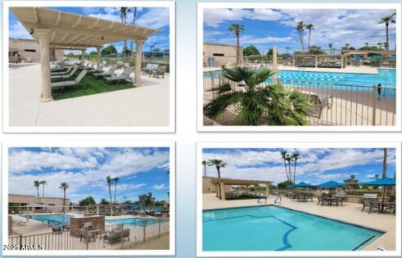 newly remodeled pool at Vistas in Cambri